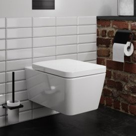 Сидіння із кришкою для унітазу Hansgrohe EluPura Q дюропласт білий 60198450