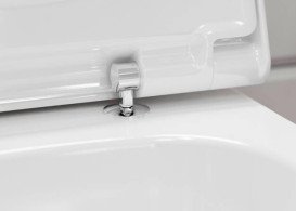 Сидіння із кришкою для унітазу Hansgrohe EluPura Q дюропласт білий 60198450