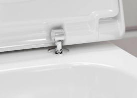 Сидіння із кришкою для унітазу Hansgrohe EluPura Q дюропласт білий 60198450