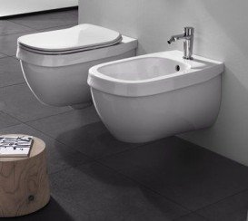 Сидіння з кришкою для унітазу Hatria Abito дюропласт білий YXXF01