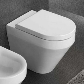 Сиденье с крышкой для унитаза Hatria Daytime с функцией soft close дюропласт белый Y1XA01