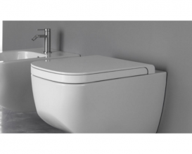 Сидіння з кришкою для унітазу Hatria Next з мікроліфтом білий матовий Y1F325