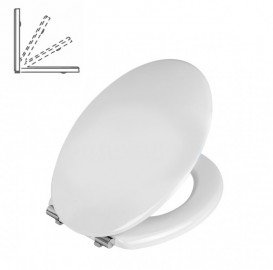 Сидіння з кришкою для унітазу Hatria Sculture з функцією Soft Close білий YXXX01