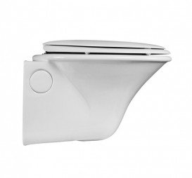 Сидіння з кришкою для унітазу Hatria Sculture з функцією Soft Close білий YXXX01