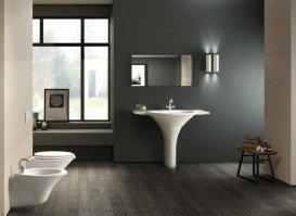 Сиденье с крышкой для унитаза Hatria Sculture белый Y0I501