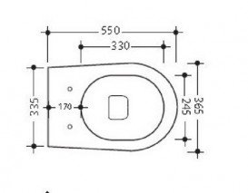 Сиденье с крышкой для унитаза Kerasan Aquatech soft-close белый 378801