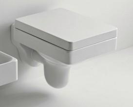 Сиденье с крышкой для унитаза Kerasan Cento Soft-Close квадратное белый 358901