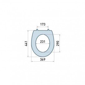 Сиденье с крышкой для унитаза Koller Pool Grace Р C5 Soft Close дюропласт белый KPGRPC5