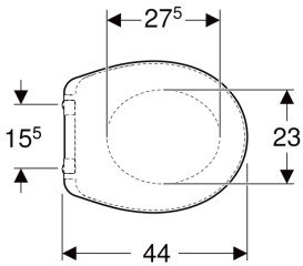 Сидіння з кришкою для унітазу Kolo Rekord термопласт білий глянсовий K90123000