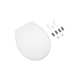 Сидіння з кришкою для унітазу Kroner KRP ТС07 поліпропілен білий CV032081