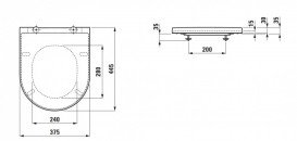 Сиденье с крышкой для унитаза Laufen Kartell soft-close дюропласт матовый серый H8913337590001