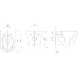 Сидіння з кришкою для унітазу Ravak Chrome білий X01451