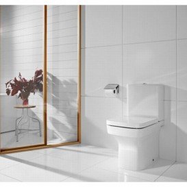 Сиденье с крышкой для унитаза Roca Dama-N с анти-бактериальной структурой Soft-Close дюропласт белый A80178C004