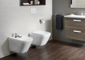 Сидіння з кришкою для унітазу Roca Gap з функцією Soft Close легкосьемная дюропласт білий A80148200U