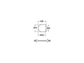 Сидіння з кришкою для унітазу Roca Inspira Compacto Soft-Close Supralit® кавовий A80152C66B