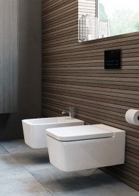 Сидіння з кришкою для унітазу Roca Inspira Square Soft Close SUPRALIT® білий A80153200B