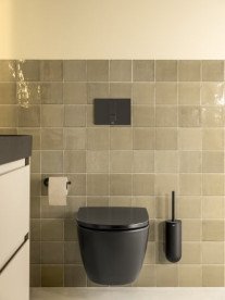 Сидіння з кришкою для унітазу Roca Ona Soft-Close Supralit® чорний матовий A801E12081