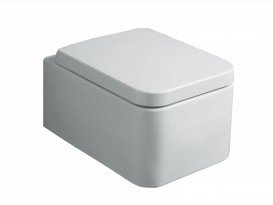 Сидіння з кришкою для унітазу Simas Flow з мікроліфтом терморезина білий FL 28