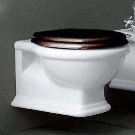 Сидіння з кришкою для унітазу Simas Lante дерево горіх LA 005