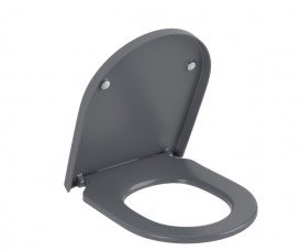 Сидіння із кришкою для унітазу Villeroy & Boch Subway 3.0 SoftClosing дюропласт графіт 8M42S1i4