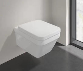 Сидіння із кришкою для унітазу Villeroy & Boch Architectura Soft-Close дюроспласт альпійський білий 9M58S101