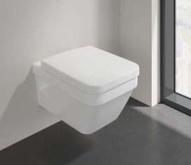 Сиденье с крышкой для унитаза Villeroy & Boch Architectura дюроспласт альпийский белый 9M606101