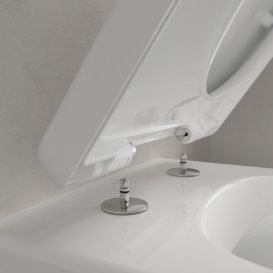 Сиденье с крышкой для унитаза Villeroy & Boch Subway 2.0 SoftClosing QuickRelease дюроспласт альпийский белый 9M86S101