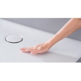 Сифон для душевого поддона Geberit d90 с крышкой сливного отверстия хром 150.551.21.1