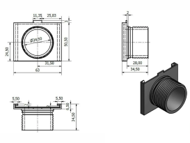 Сифон для раковины AGNESS/OLMOS пластик 8813912