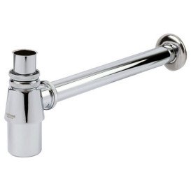 Сифон для раковини Kroner KRM C965 1¼ без випуску латунь хром CV022947