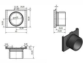 Сифон для раковини Miraggio Agness/Olmos пластик 8813912