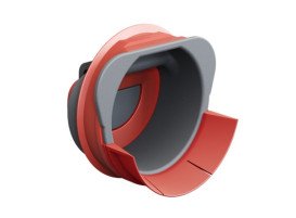 Сифон для водовідвідних жолобів Besco Virgo-S сухий затвор SVS-OV