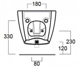 Биде подвесное Simas коллекция Vignoni 56x37x31 VI 19 + F85