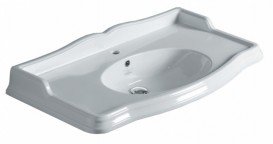 Раковина для ванной подвесная умывальник-столешница Simas коллекция Arcade белая AR 874