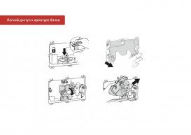 Система инсталляции для подвесного унитаза Volle Master Neo без кнопки смыва хром 201010