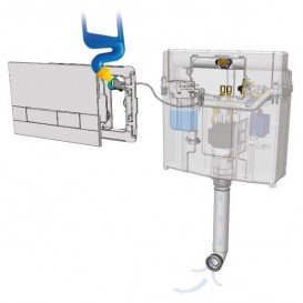 Система инсталляции для подвесных унитазов Imprese с набором креплений и клавишей смыва i9120OLIpure