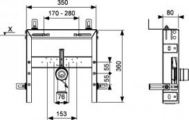 Система інсталяції для раковини TECE TECEbox хром 9370033