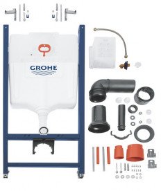 Система инсталляции для унитаза Grohe Rapid SL 2 в 1 сталь 388400WG