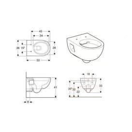 Система инсталляции Geberit Duofix Sigma с унитазом Selnova Rimfree с сидением soft-close 501.545.01.1+500.335.01.1+111.300.00.5