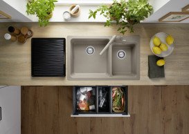 Система сортировки отходов Blanco Flexon II Low 80/3 пластик/сталь 525221