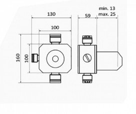 Скрытая часть для смесителя GRB in Cool 90001000