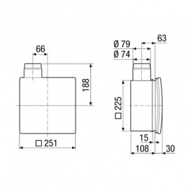 Корпус для прихованого монтажу Maico ER-UP/G 0093.0995