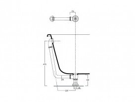 Слив-перелив для ванны Simas Vasche хром 120017