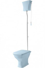 Сливной бачок для унитаза ArtCeram Civitas высокий голубой CIC006 32;00