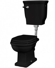 Зливний бачок для унітазу ArtCeram Hermitage чорний глянсовий HEC005 03; 00