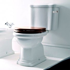 Сливной бачок для унитаза-компакт Kerasan Retro прямоугольный белый 107101