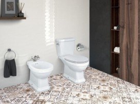 Сливной бачок для унитаза Roca Carmen с двойным сливом подвод воды нижний керамика белый A3410A1000