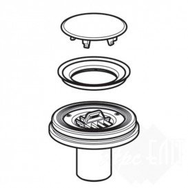 Сливной патрубок к душевому поддону Geberit Setaplano межэтажная инсталляция 154.032.00.1