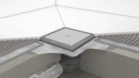 Сливной трап для душа Hansgrohe RainDrain Brilliance 100х100 мм матовая нержавеющая сталь 56250800