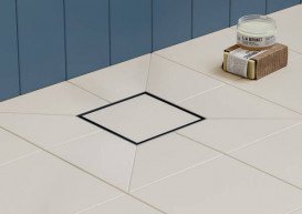 Сливной трап для душа Hansgrohe RainDrain Brilliance 150х150 мм матовая нержавеющая сталь 56251800